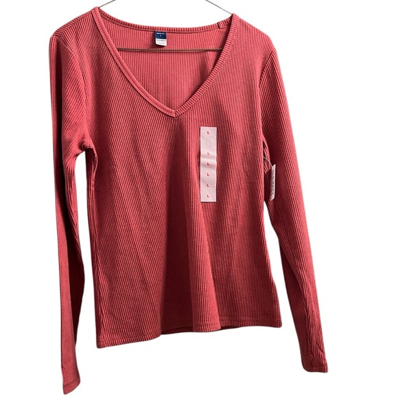 Old Navy Plush Lightweight Sweater in Deep Rose Size Large - Picture 1 of 4